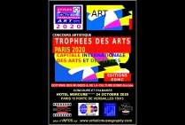 Trophées des Arts PARIS 2020. Samedi 24 Octobre 2020, dans les salons de l'Hôtel Mercure**** Porte de Versailles à PARIS.