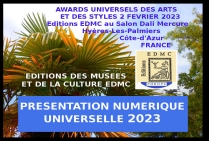 Palmarès Evénementiel-concours Awards Universels des Arts et Styles 2023 Salon Dali Hôtel Mercure 4* Hyères-Les-Palmiers 