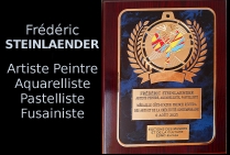Frédéric Steinlaender Artiste peintre, aquarelliste, pastelliste, fusainiste, lauréat du Palmarès, a obtenu la Médaille Côte-d'Azur French Riviera des Arts et de la Créativité Contemporaine 2023