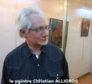 Le peintre Christian Alligros