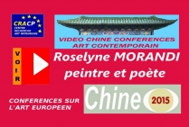 VIDEO DE PRESENTATION ARTISTES EN CHINE (CONFERENCES): ROSELYNE MORANDI, peintre, poète