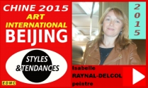 VIDEO PRESENTATION A PEKIN 2015 ISABELLE RAYNAL-DELCOL PEINTRE ABSTRAITE